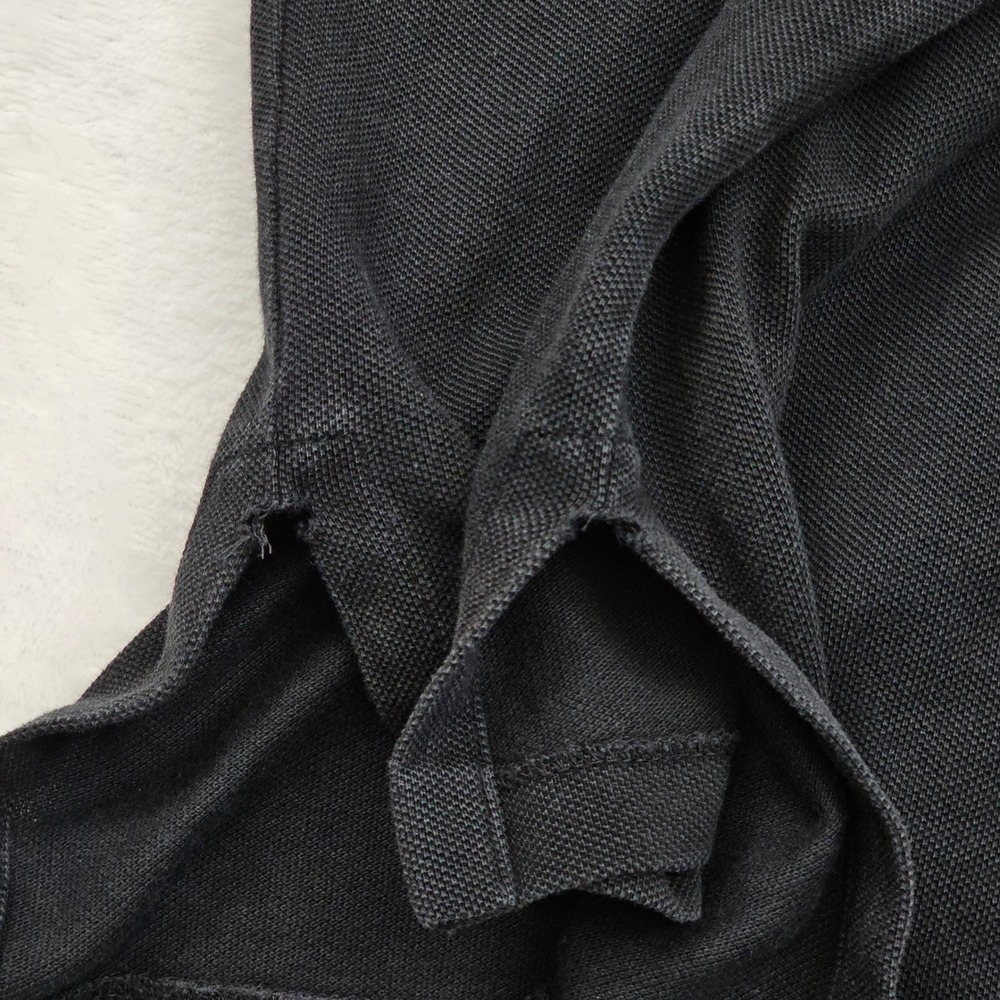 Polo Ralph Lauren Polo Mens L Black Green Pony Custom Fit Cotton Preppy Ivy - Picture 6 of 11